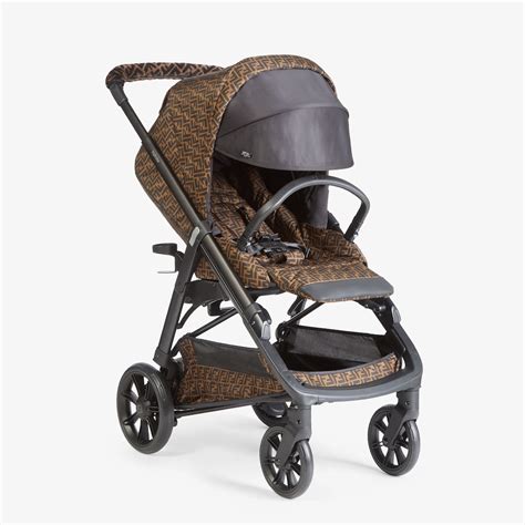 fendi sheepskin stroller